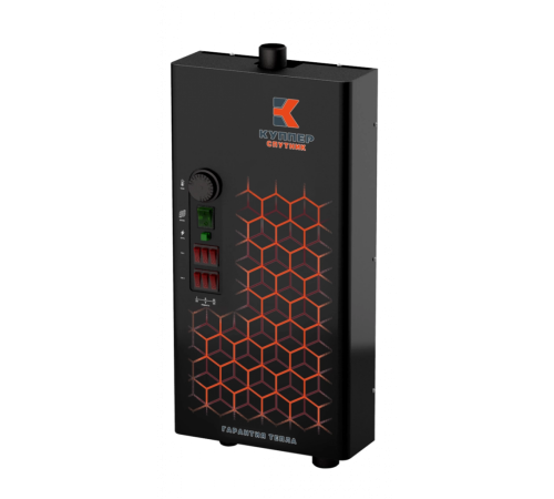 Котел твердотопливный Теплодар Куппер Спутник (2.0)-15 черный 15 кВт АОК1.06.000.00-04/-10