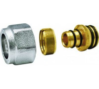 Соединитель обжимной Kromwell для металлопластиковых труб 16x2.0-1/2 EU.ST3273035 16x2x12_k