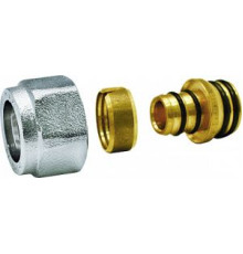 Соединитель обжимной Kromwell для металлопластиковых труб 16x2.0-1/2 EU.ST3273035 16x2x12_k