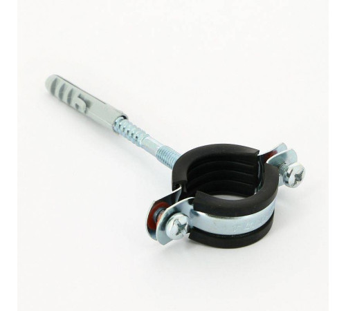 Хомут с резиновым уплотнителем, шпилькой и дюбелем Uni-Fitt 1 дюйм (32-37 мм) 850U4800