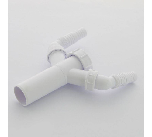 Вставка McAlpine 1 1/2 x 40 мм с двумя угловыми адаптерами для слива H 146 мм TEE4