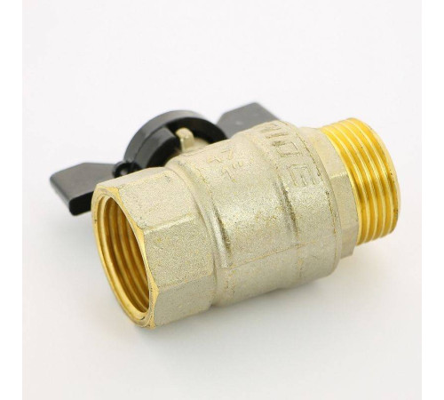 Кран шаровой LD Pride НВ 1 полнопроходной бабочка 47.302.25