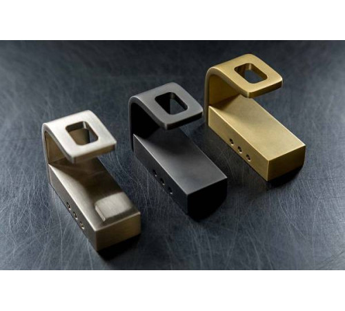 Крючок для ванной подвесной Boheme Q антрацит глянцевый 10946-SGM