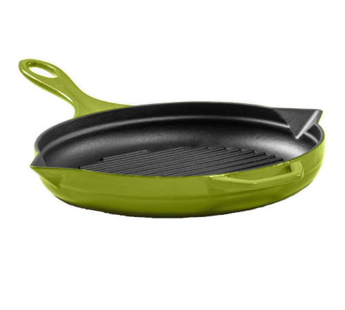 Сковорода-гриль чугунная Hosseven HS Y GTV 28 GREEN 28 см А752828