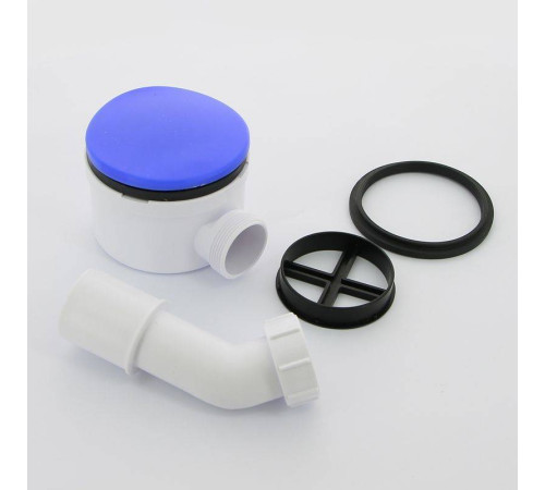 Сифон для поддона McAlpine бутылочный 90-100 мм высота 70 мм выход 40/50 мм хром MRS8CPBS