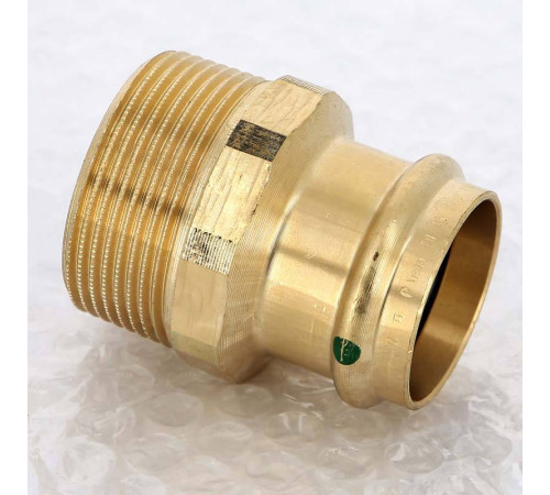 Муфта переходная пресс-Н Viega Sanpress бронза 35x1 1/4 110352