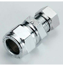 Муфта обжимная Tiemme хромированная 10х10 мм 1130019