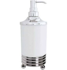 Дозатор для жидкого мыла настольный Boheme Hermitage хром 10389