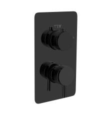 Смеситель термостатический встраиваемый Boheme Cell на 2 потребителя с внутренней частью shine gun metal 135-2-SGM