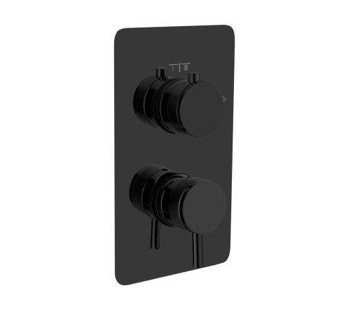 Смеситель термостатический встраиваемый Boheme Cell на 2 потребителя с внутренней частью shine gun metal 135-2-SGM