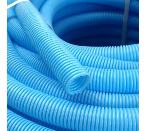 Труба гофрированная Uni-Fitt синяя 25 мм для труб 16-20 мм бухта 100 м 583B2510