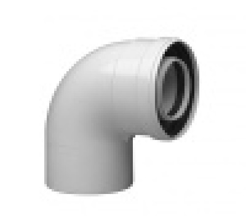 Отвод коаксиальный полипропиленовый BAXI 87° 60/100 мм KHG 71405971