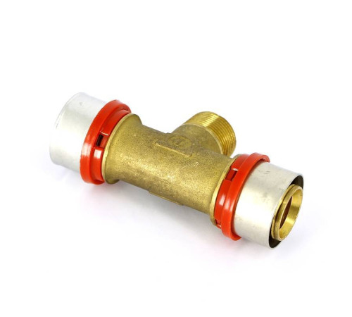 Тройник пресс с наружной резьбой TIEMME 32х3/4х32 1650657