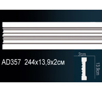 Молдинг Perfect AD357 полиуретановый 40х20х2440 мм AD357