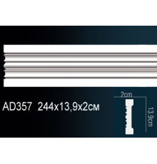 Молдинг Perfect AD357 полиуретановый 40х20х2440 мм AD357