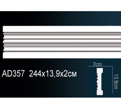 Молдинг Perfect AD357 полиуретановый 40х20х2440 мм AD357
