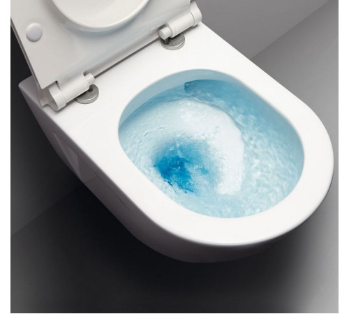 Унитаз подвесной безободковый GSI Pura 500x360 мм Swirlflush белый матовый 8816FR509
