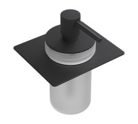 Дозатор для жидкого мыла встраиваемый Boheme Space черный 10966-B-DISP