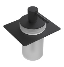 Дозатор для жидкого мыла встраиваемый Boheme Space черный 10966-B-DISP