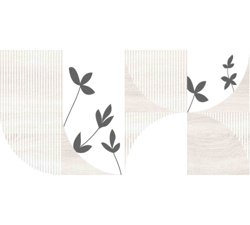 Плитка настенная LB-CERAMICS Джапанди бежевая 19,8х39,8 см 1041-8200-1001