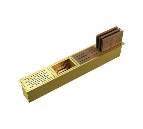 Сушка для посуды встраиваемая Omoikiri DRY-01-LG нержавеющая сталь светлое золото 4999012