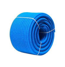 Труба гофрированная Uni-Fitt синяя 20 мм для труб 14 мм бухта 50 м 583B2005