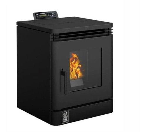 Камин пеллетный ZOTA B6H22 6 кВт WiFi black 00-00001293