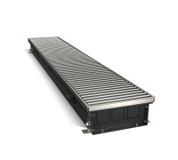 Конвектор внутрипольный Royal Thermo ATRIUM 90x200x3000 мм с решеткой Натуральный алюминий ATRIUM-90/200/3000-DG-U-NA