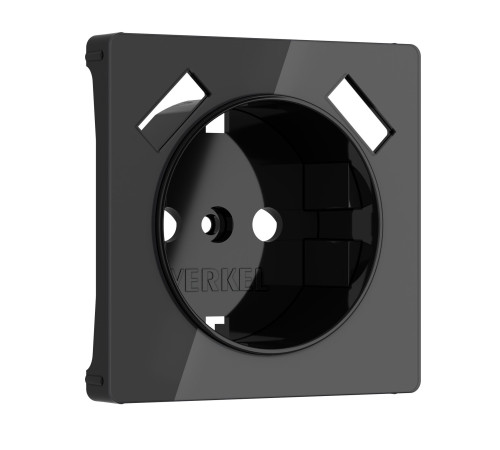 Накладка для розетки USB (черный акрил) W1179548