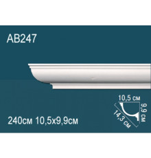 Карниз потолочный Perfect AB247 полиуретановый 170x170x2000 мм AB247