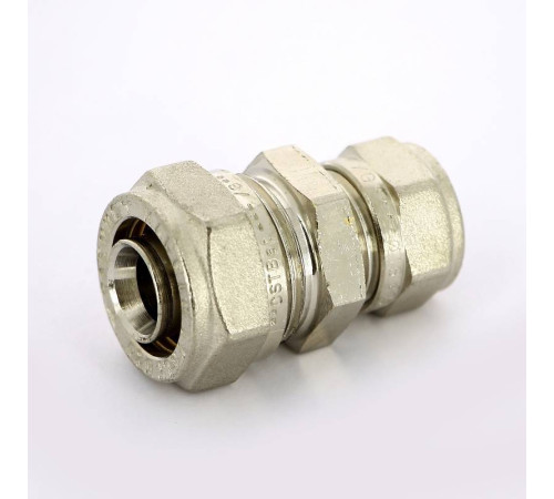 Муфта обжимная никелированная переходная Tiemme 1600 20х16 мм 1600053