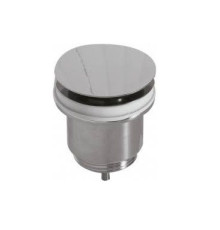 Донный клапан GSI FI012CR Push-open с металлической крышкой хром FI012CR