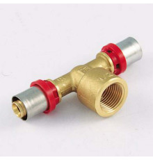 Тройник пресс Tiemme 26х1/2х26 1650105