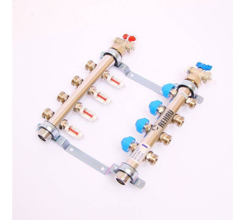 Коллекторная группа REHAU HKV-D 1 x 3/4 4 выхода 208041