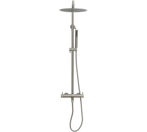 Душевая стойка Allen Brau Priority с изливом 27.7x50.9x123.2 см никель браш 5.31A10-BN