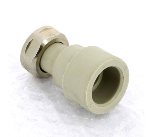 Муфта полипропиленовая FV-Plast с накидной гайкой пломбируемая 25x3/4 226027