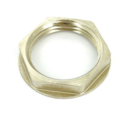 Контргайка LD Pride с бортиком 1 никелированная LD.67.508.25