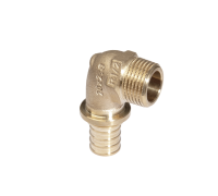 Угольник-переходник Rehau RAUTITAN RX+ 25-R 3/4 НР бронза 14563461001