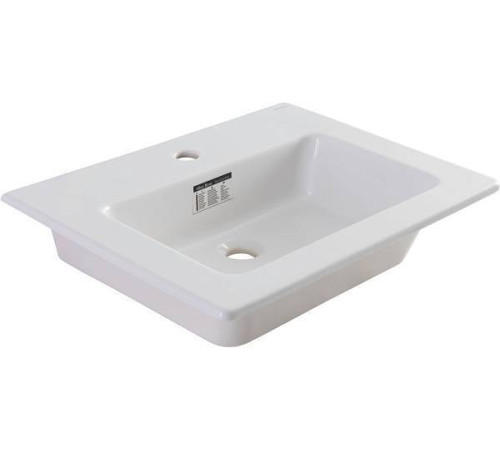 Раковина накладная Allen Brau Fantasy 62 см белый 4.11023.20