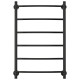 Полотенцесушитель водяной Стилье Версия-Н2 50x80 см черный 17622-8050