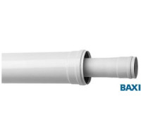 Удлинение коаксиальное Baxi полипропиленовое 110/160 мм 1000 мм KMT71413381
