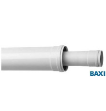 Удлинение коаксиальное Baxi полипропиленовое 110/160 мм 1000 мм KMT71413381