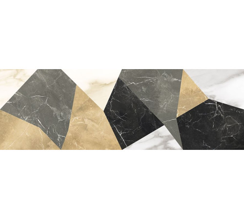 Плитка настенная декор Керамин Монако 7Д калейдоскоп 25х75 см х9999225508