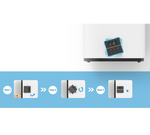 Водонагреватель накопительный Midea FED 80 л MWH-8020-FED