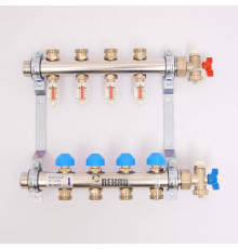 Коллекторная группа REHAU HKV-D 1 x 3/4 4 выхода 208041