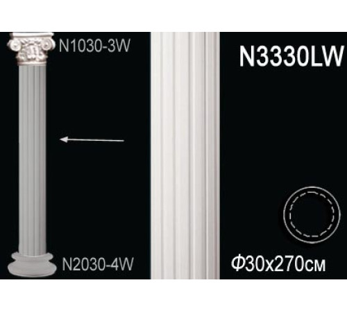 Тело колонны Perfect N3330LW полиуретан N3330LW