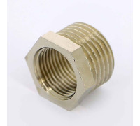 Футорка никелированная Uni-Fitt 1/2x2 НВ 604N7200