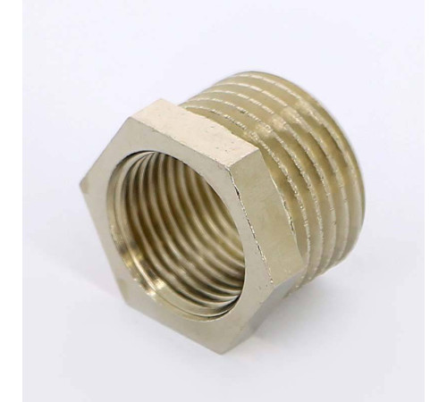 Футорка никелированная Uni-Fitt 1/2x2 НВ 604N7200