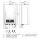 Котел газовый настенный BAXI ECO NOVA 31F двухконтурный 31 кВт 100022347