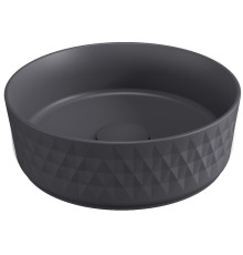 Раковина-чаша Allen Brau Fantasy 36х36х12 см антрацит 4.11033.AN